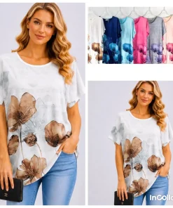 Bluzki damskie,size 2/3-4/5xl,Paczka 12 szt,mix kolor