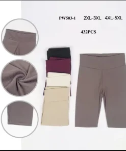 Legginsy Damskie,Size 2xl/3xl-4xl/5xl,paczka 12szt, mix kolor