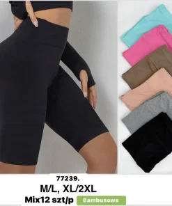 Legginsy Damskie,Size m/l-xl/2xl,paczka 12szt, mix kolor