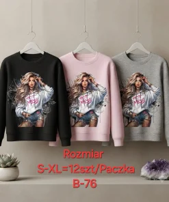 Bluzy damskie,size s-xl,Paczka 12szt,mix kolor