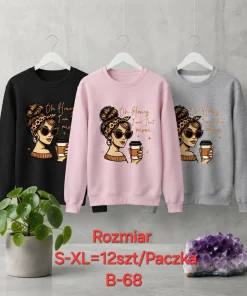 Bluzy damskie,size s-xl,Paczka 12szt,mix kolor