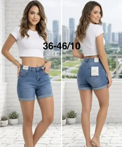 Spodenki jeansowe damskie,size 36-46,Paczka 10szt,1kolor