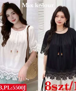 Bluzki Damskie,Size uni,paczka 8szt, mix kolor