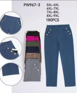 Spodnie Damskie,Size 5xl/6xl-8xl/9xl,paczka 12szt, mix kolor