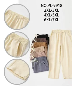 Spodnie Damskie,Size 2xl/3xl-6xl/7xl,paczka 12szt, mix kolor