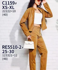 Kurtki Jeansowe Damskie,Size xs-xl,paczka 10szt, 1 kolor