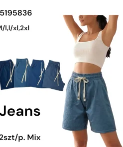 Spodenki jeansowe Damskie,Size m/l-2xl,paczka 12szt, mix kolor