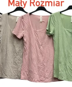Bluzki damskie WŁOSKA ,Size uni ,paczka 6 szt mix kolor