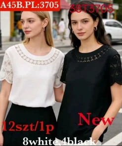 Bluzki Damskie,Size uni,paczka 12szt, mix kolor