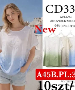 Bluzki Damskie,Size m/l-l/xl,paczka 10szt, mix kolor