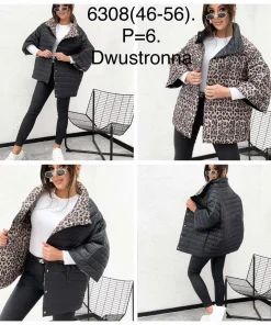 Kurtki damskie,size 46-56,Paczka 6szt,1kolor