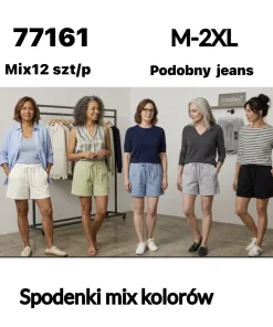 Spodenki Damskie,Size m-2xl,paczka 12szt, mix kolor