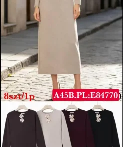 Sukienki Damskie,Size s/m-m/l,paczka 8szt, mix kolor