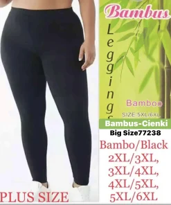 Legginsy Damskie,Size 2xl/3xl-5xl/6xl,paczka 12szt, 1 kolor