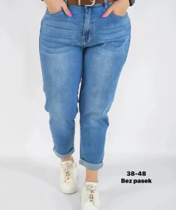 Jeansy damskie,size 38-48,Paczka 12szt,1kolor