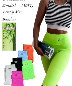 Legginsy Damskie,Size s/m-l/xl,paczka 12szt, mix kolor