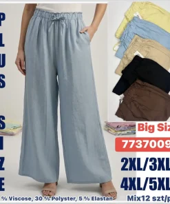 Spodnie Damskie,Size 2xl/3xl-4xl/5xl,paczka 12szt, mix kolor