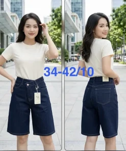 Spodenki jeansowe damskie,size 34-42,Paczka 10szt,1kolor