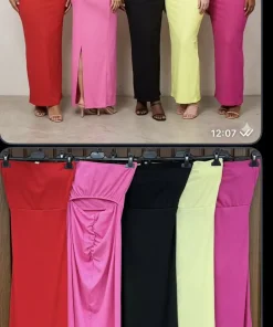 Sukienki damskie WŁOSKA ,Size uni ,paczka 6 szt mix kolor
