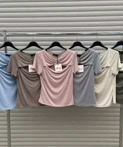 Bluzki damskie WŁOSKA ,Size uni ,paczka 6 szt mix kolor