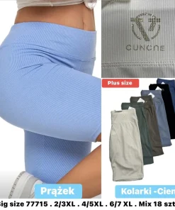 Legginsy Damskie,Size 2xl/3xl-6xl/7xl,paczka 18szt, mix kolor