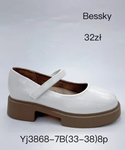 Buty Baleriny DZIECIĘCE (33-38, 8par) 1 kolor