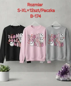 Bluzy damskie,size s-xl,Paczka 12szt,mix kolor