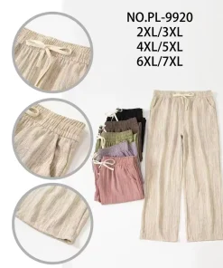 Spodnie Damskie,Size 2xl/3xl-6xl/7xl,paczka 12szt, mix kolor