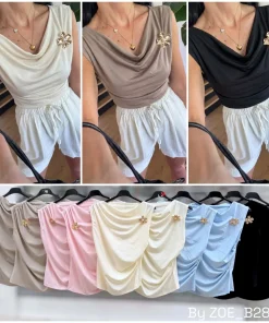Bluzki damskie WŁOSKA ,Size uni ,paczka 6 szt mix kolor