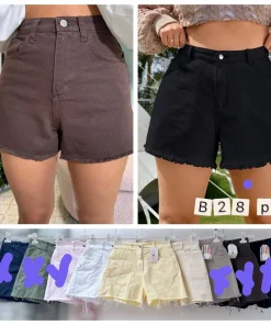 Spodenki damskie WŁOSKA ,Size uni ,paczka 6 szt mix kolor