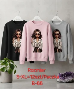 Bluzy damskie,size s-xl,Paczka 12szt,mix kolor