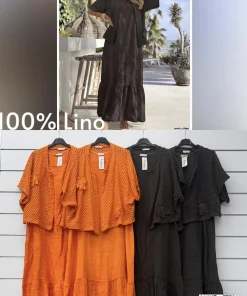 Sukienki damskie WŁOSKA ,Size uni ,paczka 6 szt mix kolor