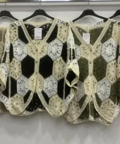 Bluzki damskie WŁOSKA ,Size uni ,paczka 6 szt mix kolor