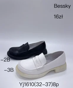 Buty Mokasyny DZIECIĘCE (32-37, 8par) 1 kolor