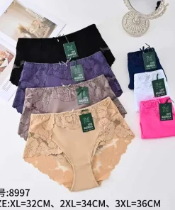 Majtki Damskie,Size xl-3xl,paczka 24szt, mix kolor