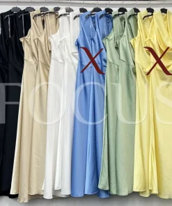 Sukienki damskie WŁOSKA ,Size uni ,paczka 6 szt mix kolo