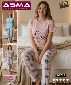 Piżamy Damskie,Size m-3xl,paczka 15szt, mix kolor