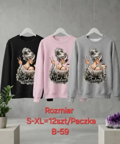 Bluzy damskie,size s-xl,Paczka 12szt,mix kolor