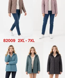 Kurtki damskie,size 2-7xl,Paczka 6szt,1kolor