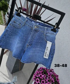 Spodenki jeansowe damskie,size 38-48,Paczka 10szt,1kolor