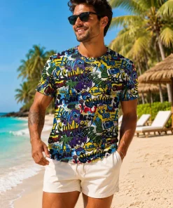 Bluzki męskie,size m-2xl,Paczka 12szt,mix kolor