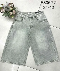 Spodenki jeansowe Damskie,Size 34-42,paczka 10szt, 1 kolor