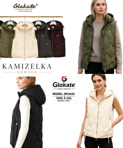 Kamizelki damskie,size s-2xl,paczka 5szt,1kolor