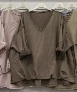 Bluzy damskie,size uni,Paczka 6szt,mix kolor