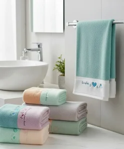 Komplet Ręcznik z mikrofibra Rozmiar : 50/100 Paczka : 12szt / mix kolor