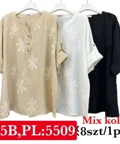 Bluzki Damskie,Size uni,paczka 8szt, mix kolor