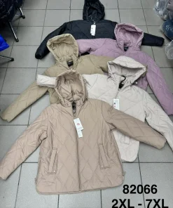 Kurtki damskie,size 2-7xl,Paczka 6szt,1kolor