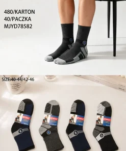 Skarpety MĘSKIE,Size 40-46,paczka 40szt, mix kolor