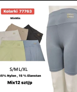 Legginsy Damskie,Size s/m-l/xl,paczka 12szt, mix kolor