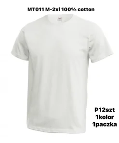 Bluzki MĘSKA,Size m-2xl,paczka 12szt, 1 kolor